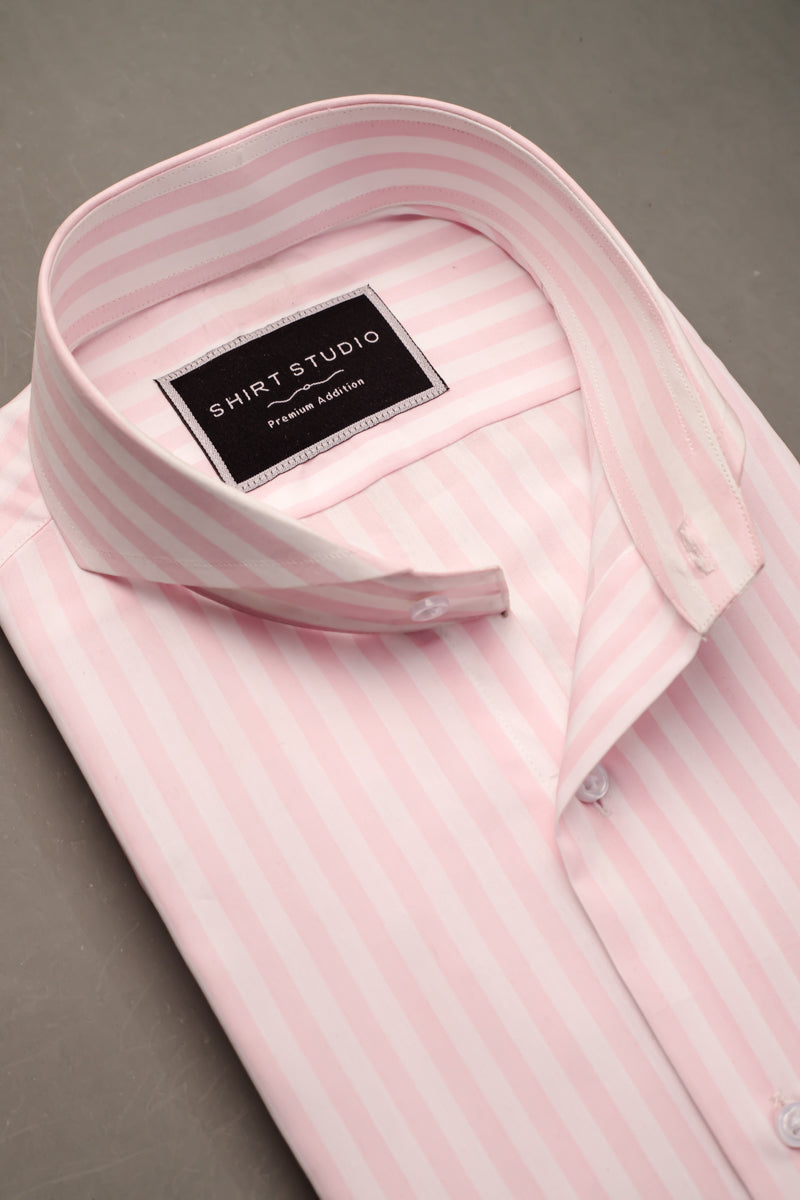 Pink Oxford  Stripes