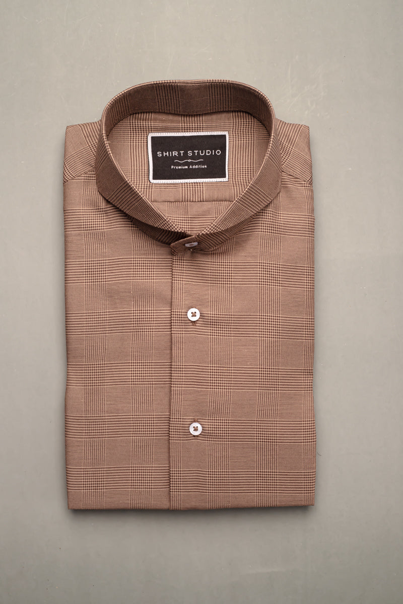 Brown Burberry Checkered