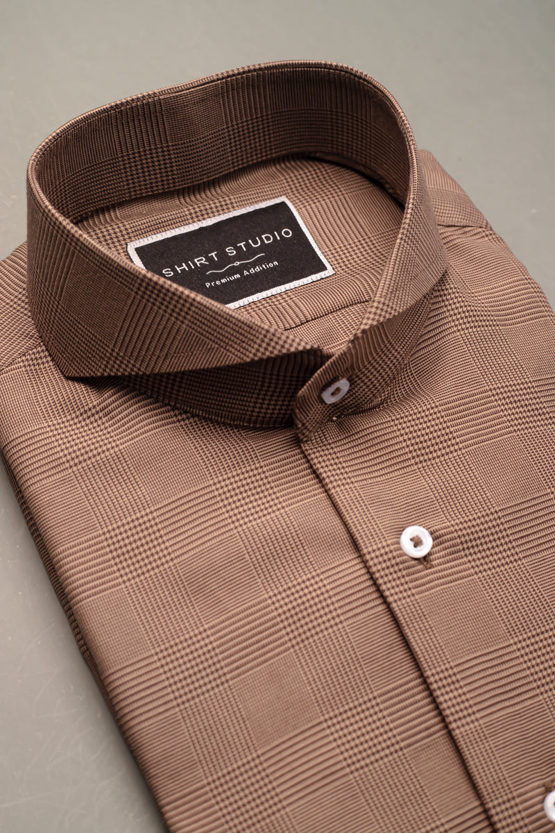 Brown Burberry Checkered