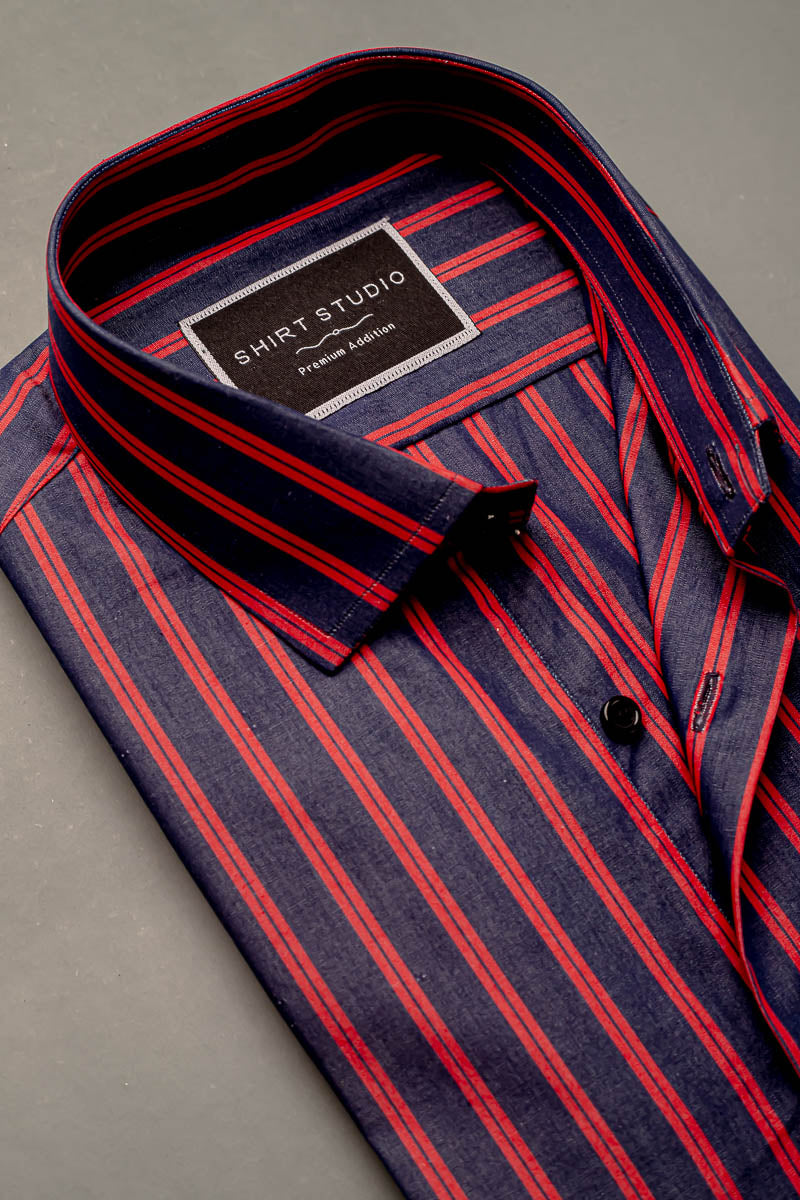 Stripes In Italian Cotton