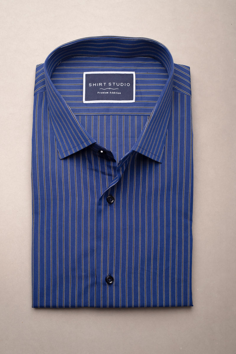 Navy Blue Stripes