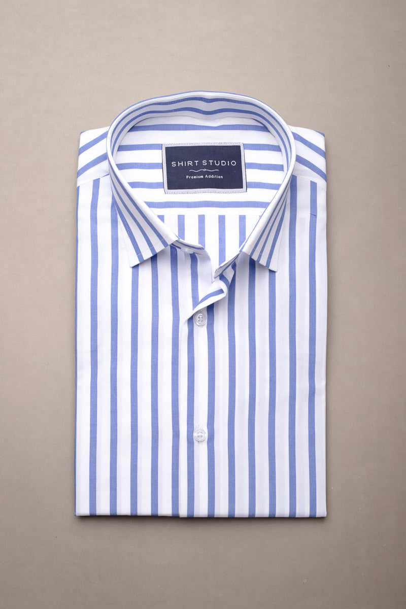 Oxford Blue Stripes.