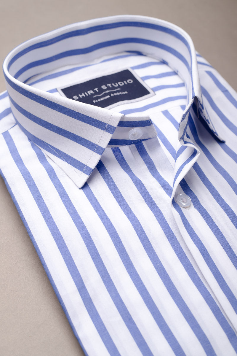 Oxford Blue Stripes.