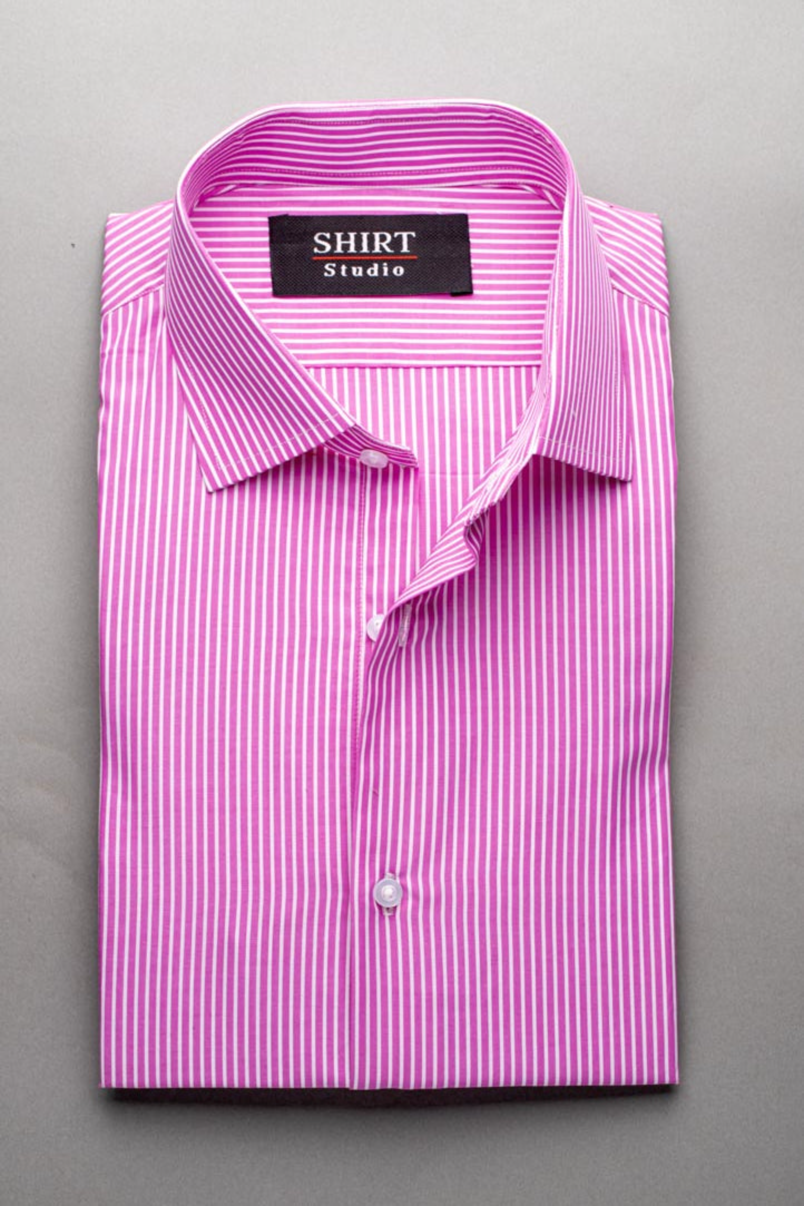 Pink stripes.