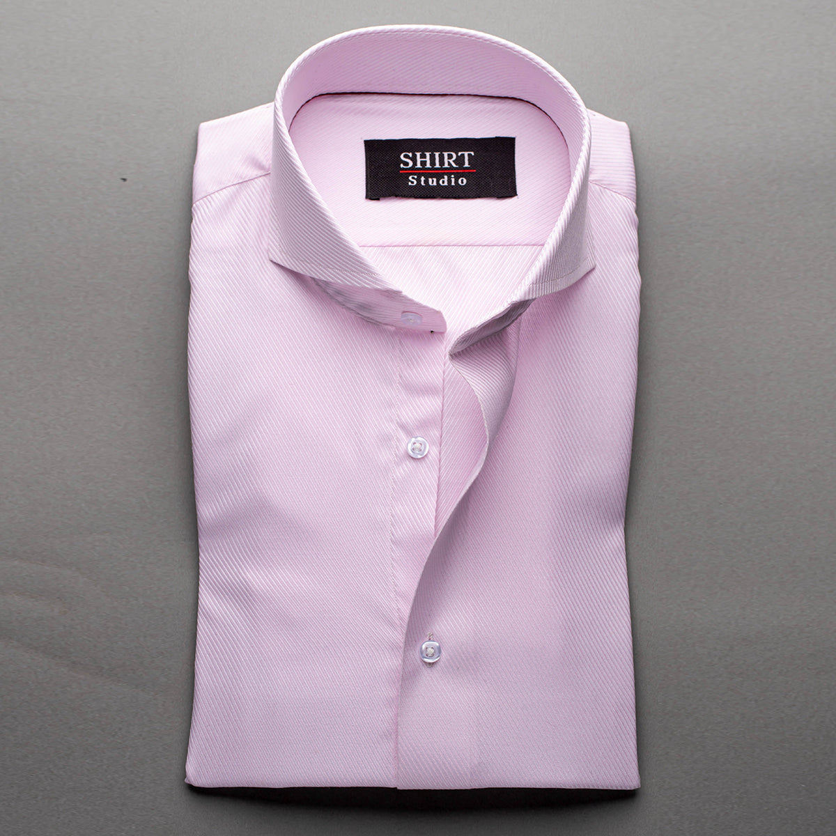 Twill in Pink  French collar