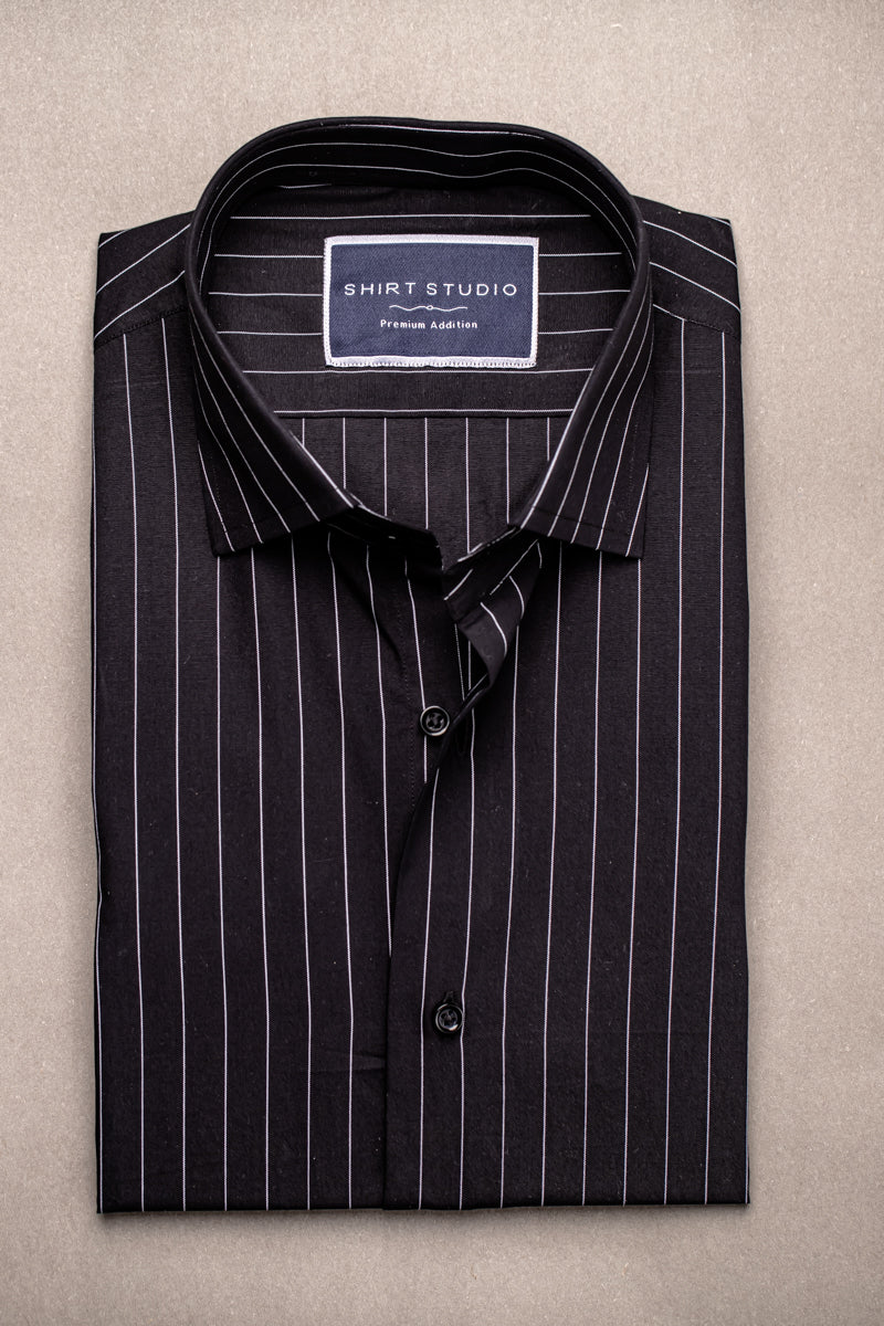 Black Oxford Stripes