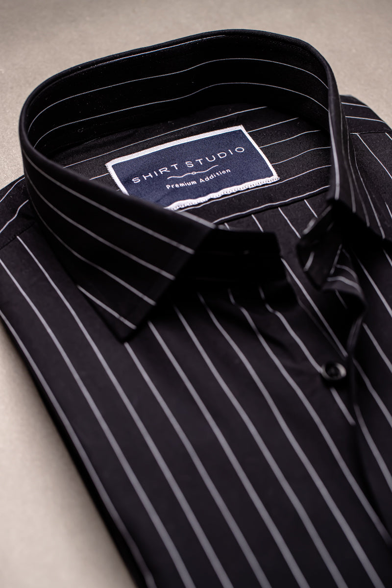 Black Oxford Stripes